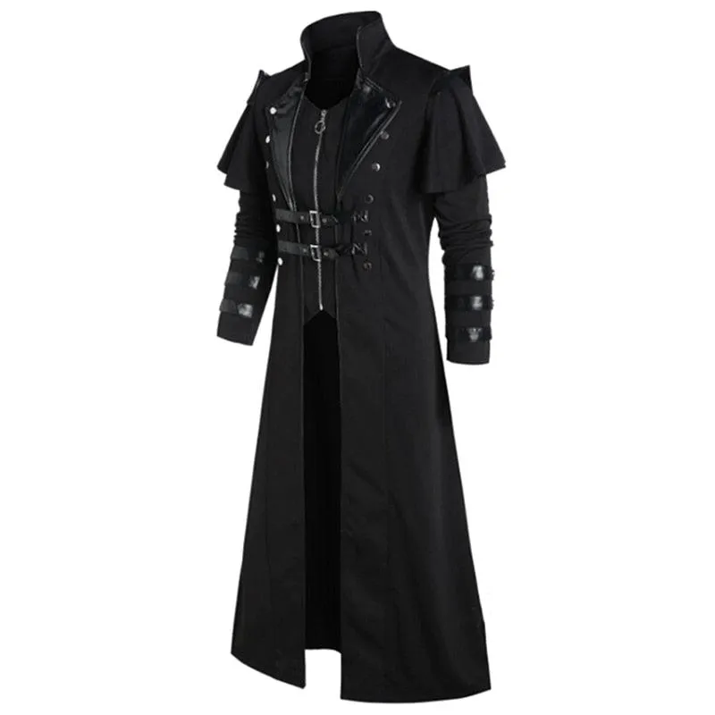 Vintage  Medieval Steampunk Assassin Elves Long Split