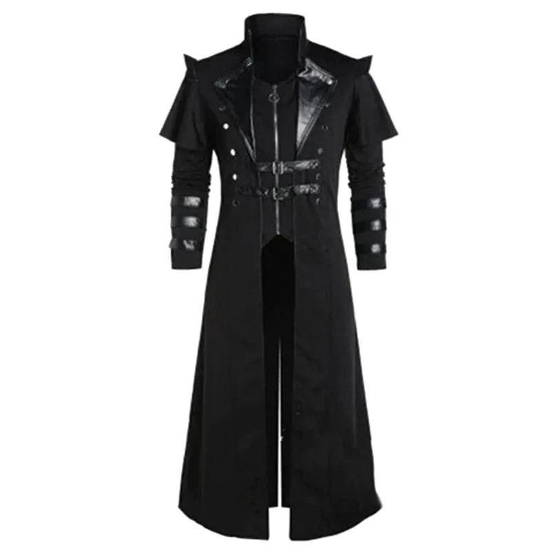 Vintage  Medieval Steampunk Assassin Elves Long Split