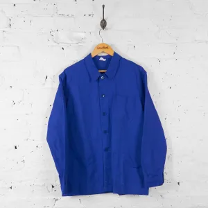 Vintage Workwear Chore Jacket - Blue - L