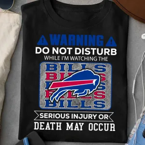Warning Do not Disturb Shirt - BFLB