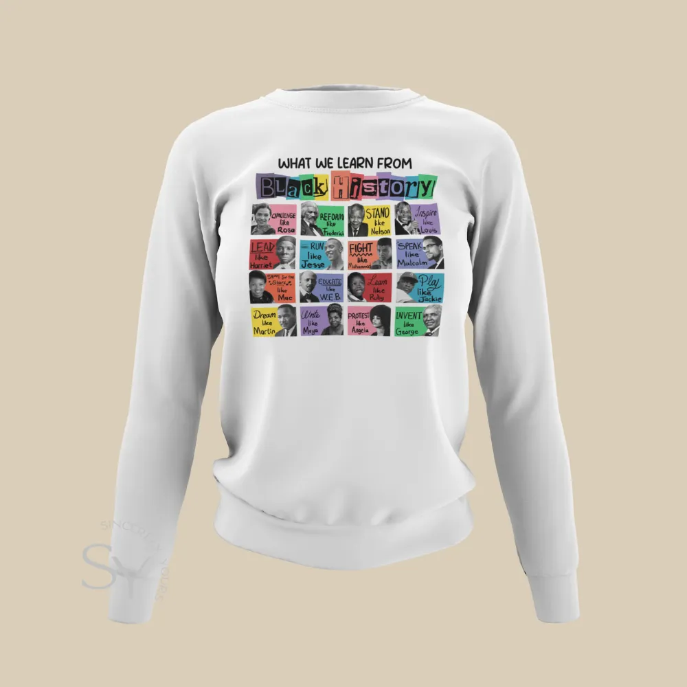 What We Learn From Black History Shirts