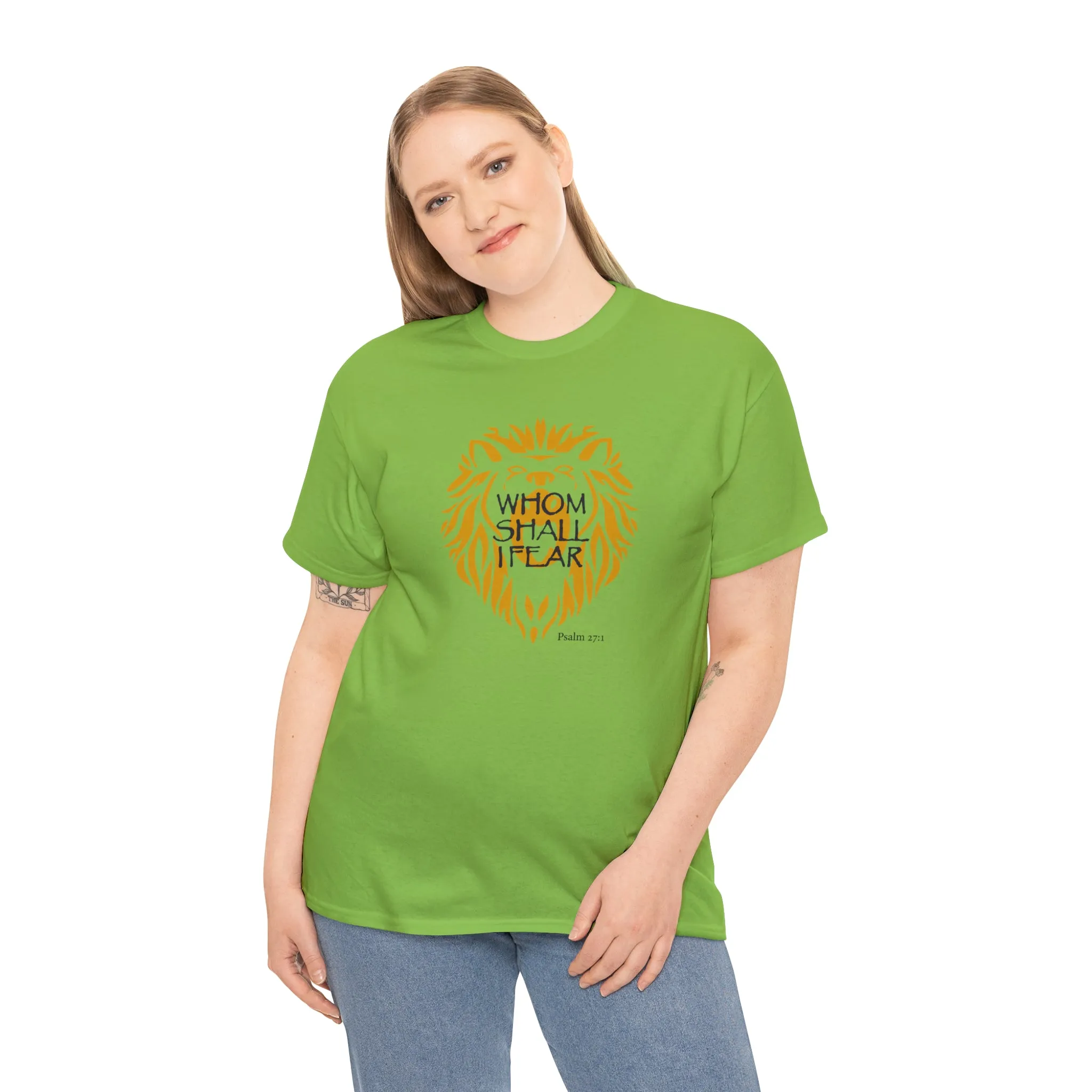 Whom Shall I Fear Men’s Unisex Heavy Cotton Tee