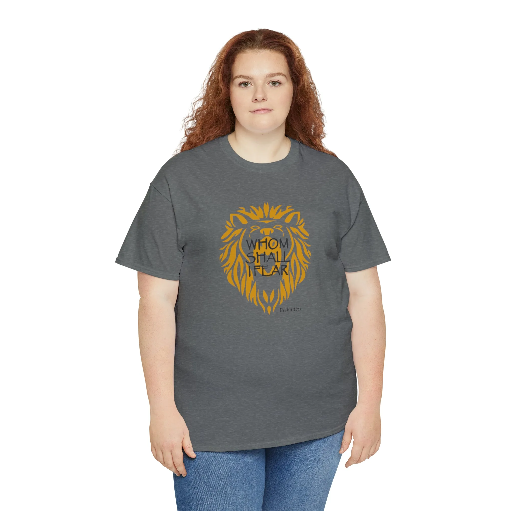 Whom Shall I Fear Men’s Unisex Heavy Cotton Tee