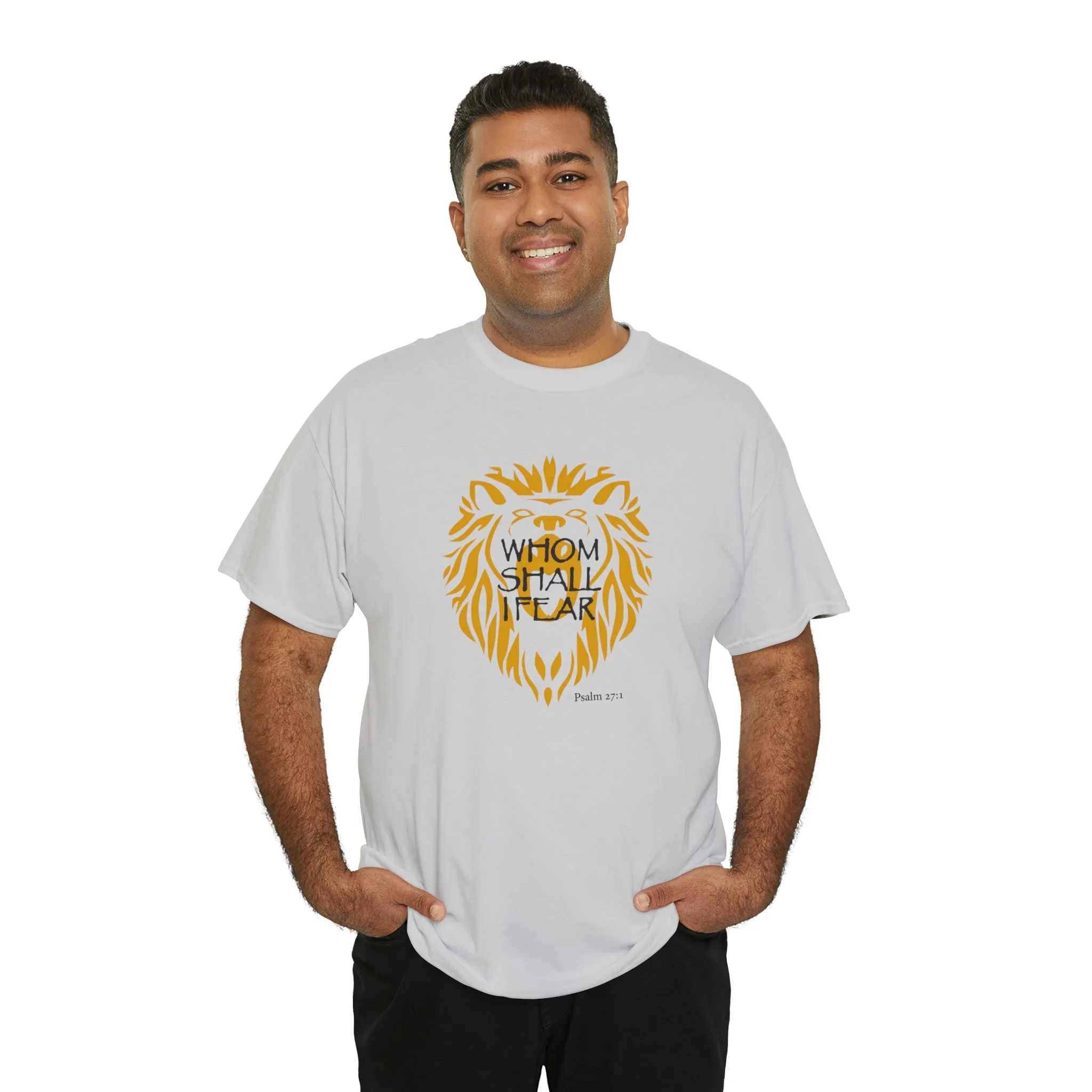 Whom Shall I Fear Men’s Unisex Heavy Cotton Tee