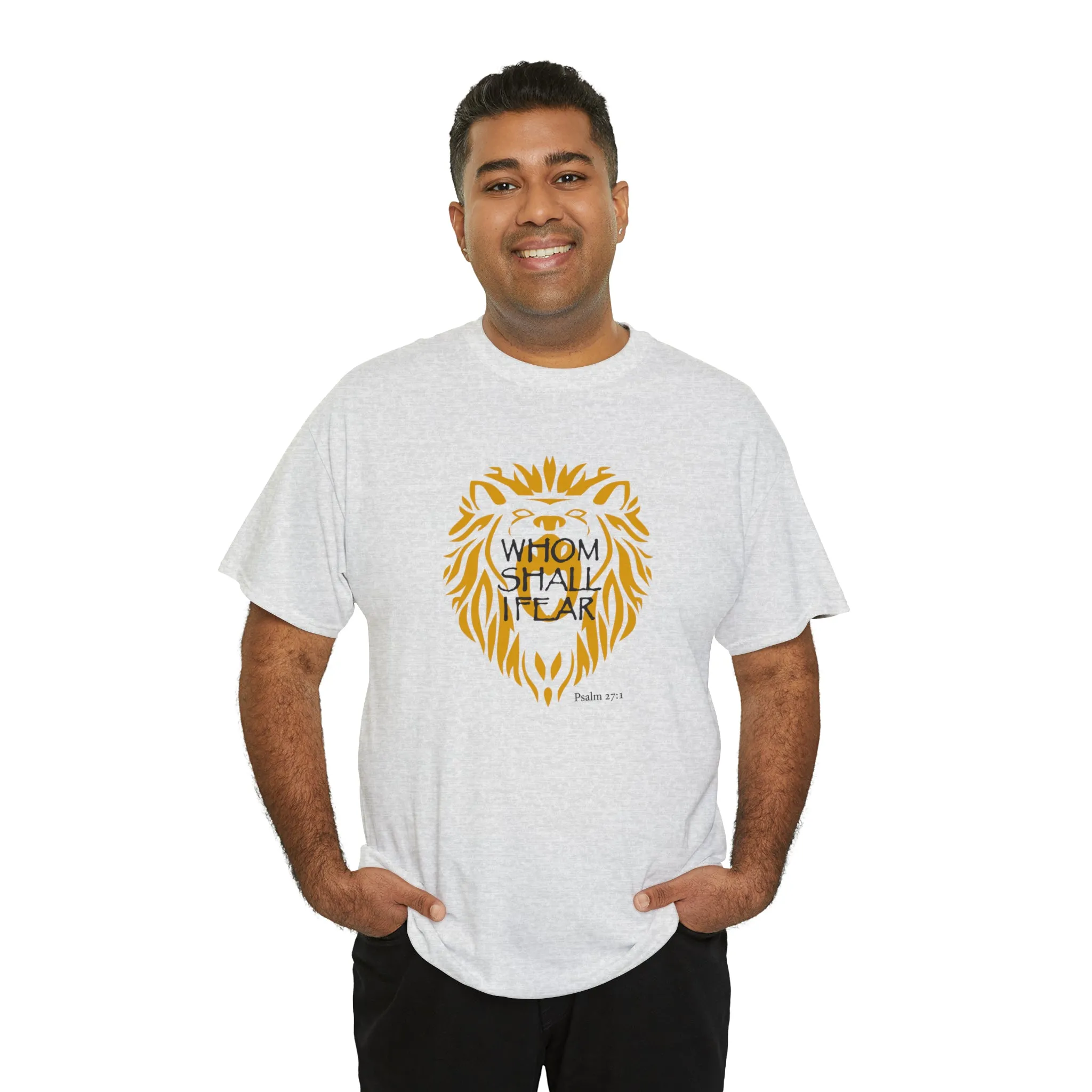 Whom Shall I Fear Men’s Unisex Heavy Cotton Tee