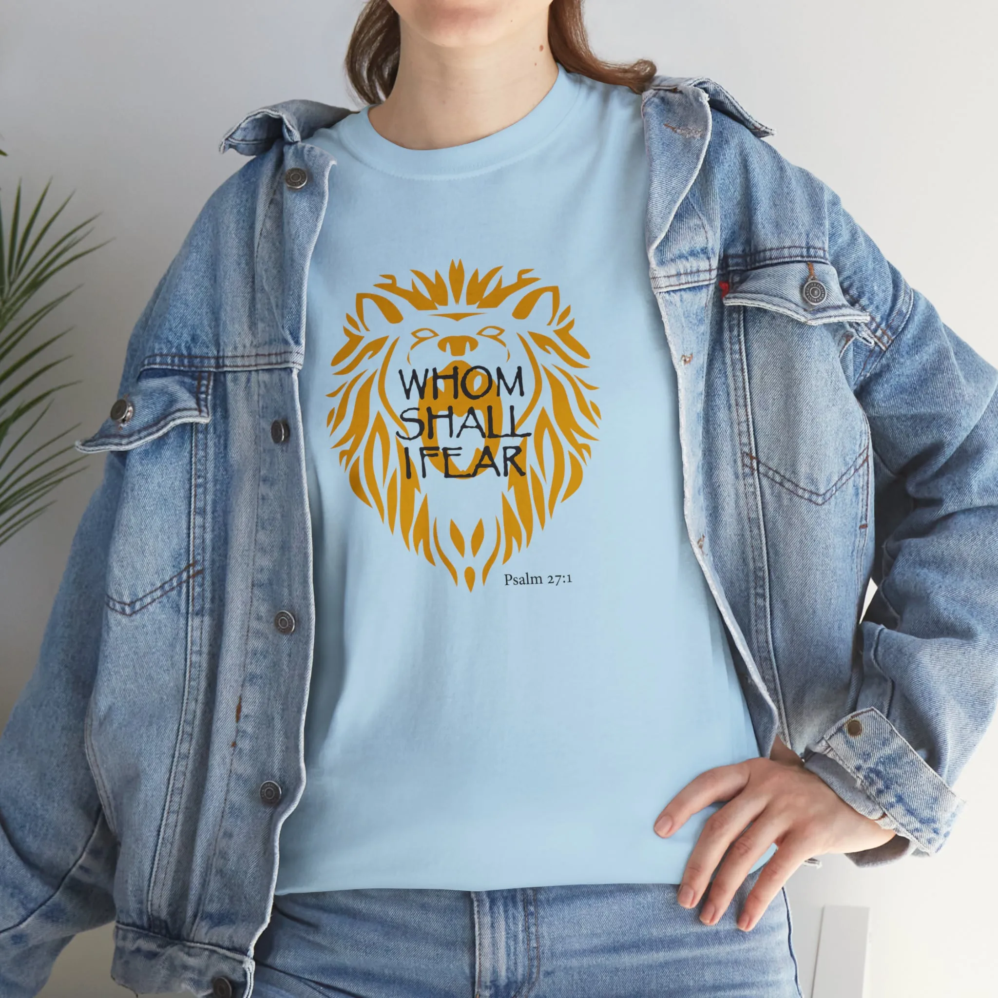 Whom Shall I Fear Men’s Unisex Heavy Cotton Tee