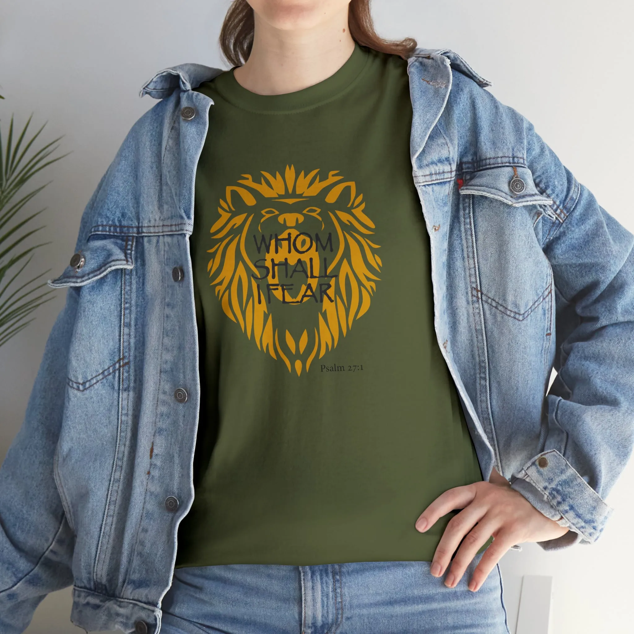 Whom Shall I Fear Men’s Unisex Heavy Cotton Tee