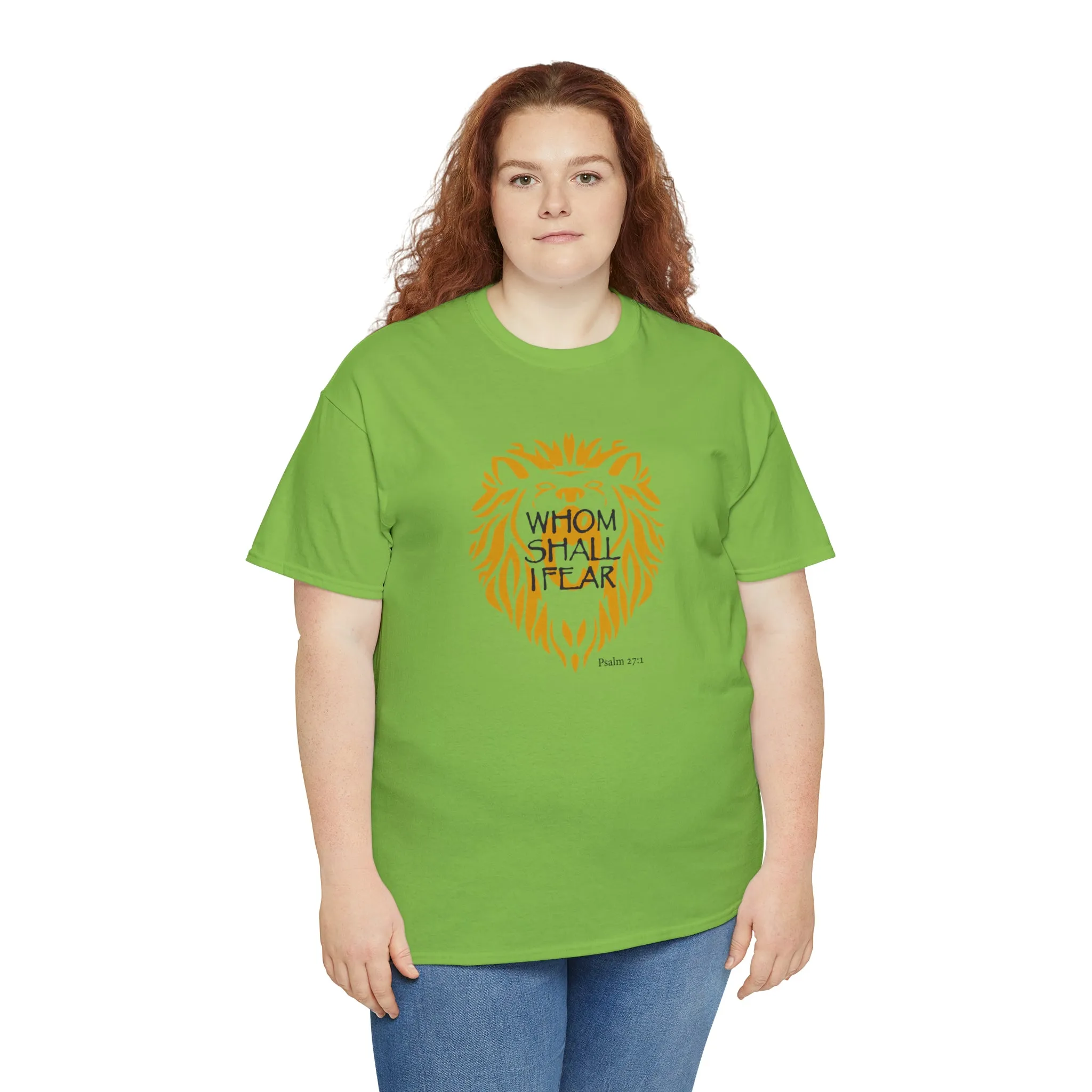 Whom Shall I Fear Men’s Unisex Heavy Cotton Tee