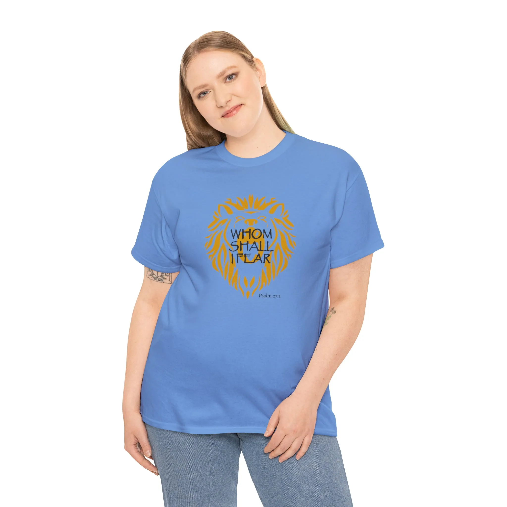 Whom Shall I Fear Men’s Unisex Heavy Cotton Tee