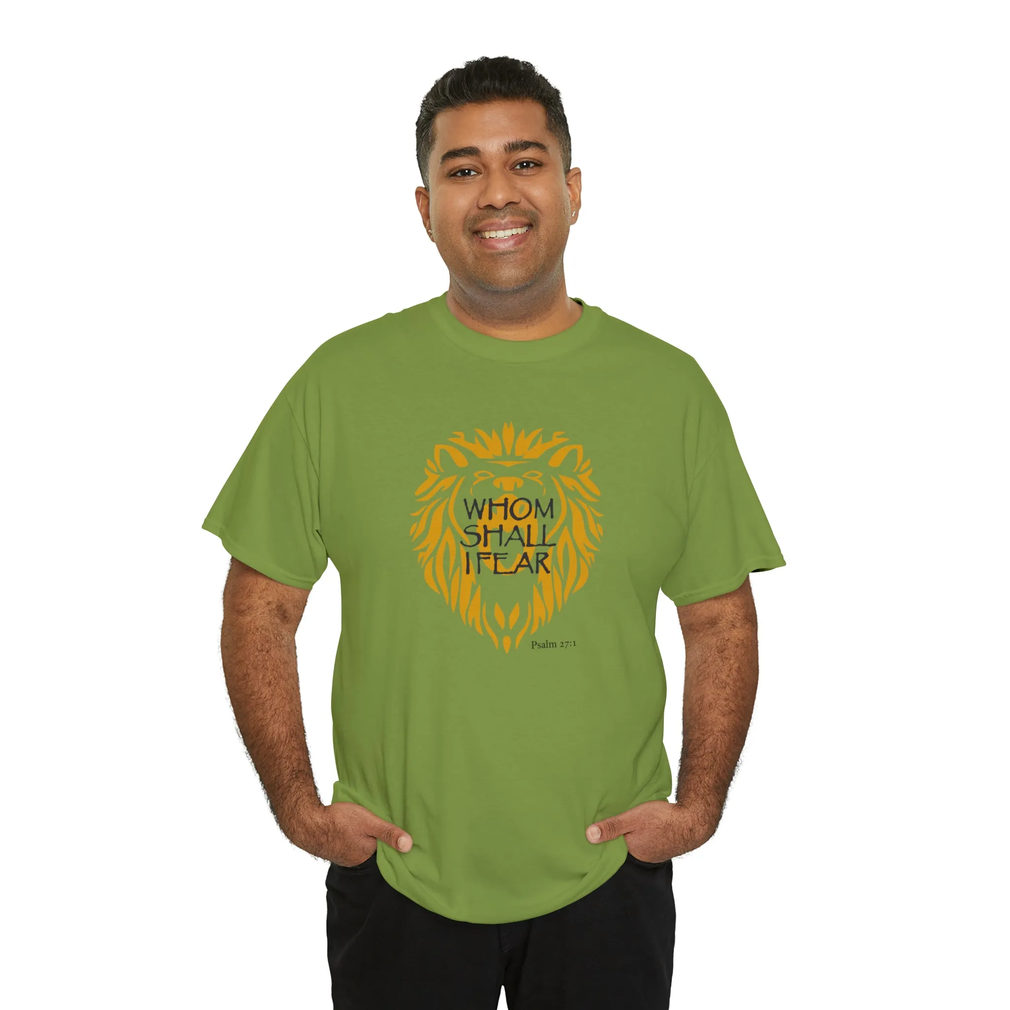 Whom Shall I Fear Men’s Unisex Heavy Cotton Tee