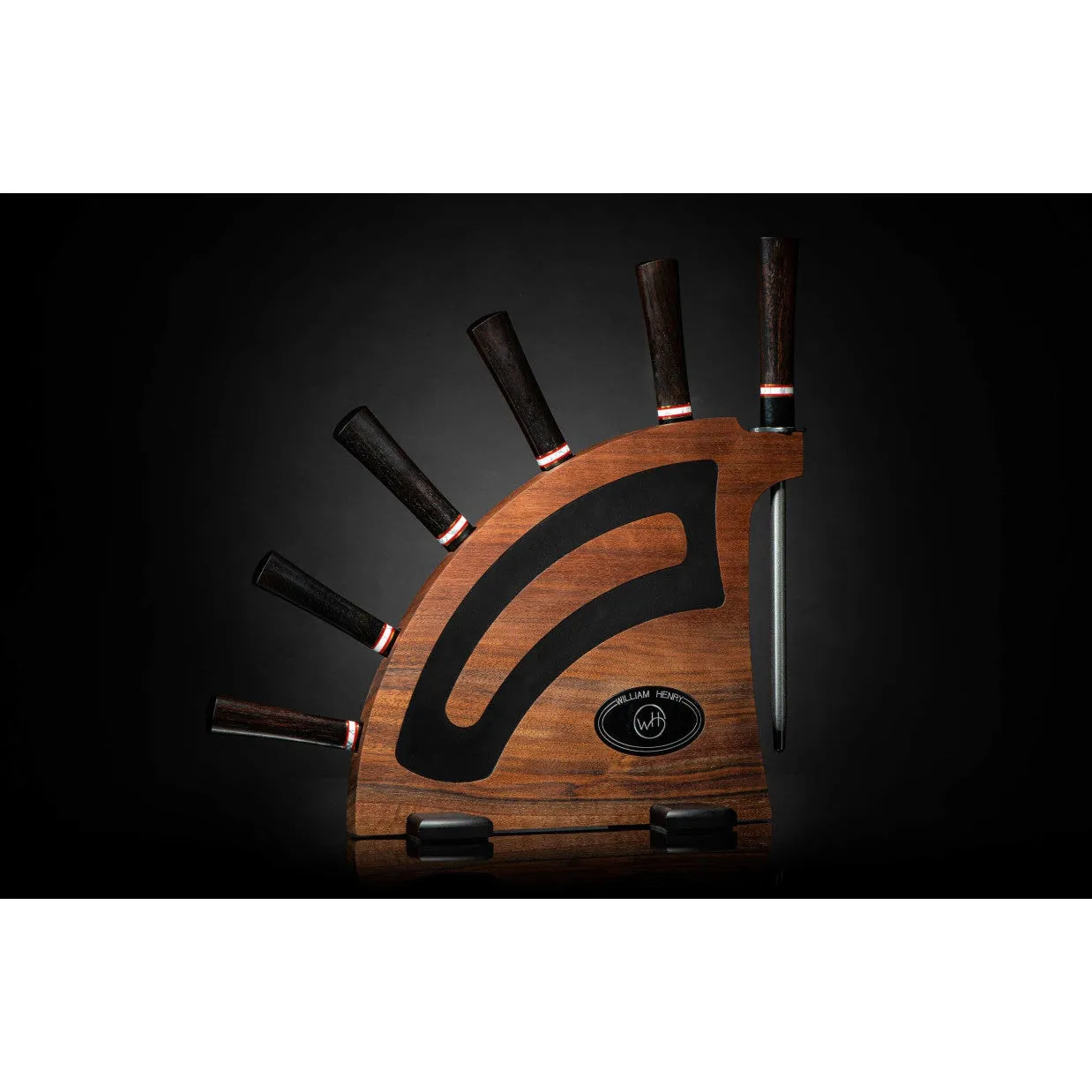 William Henry Kultro Ebony Gourmet Knife Set