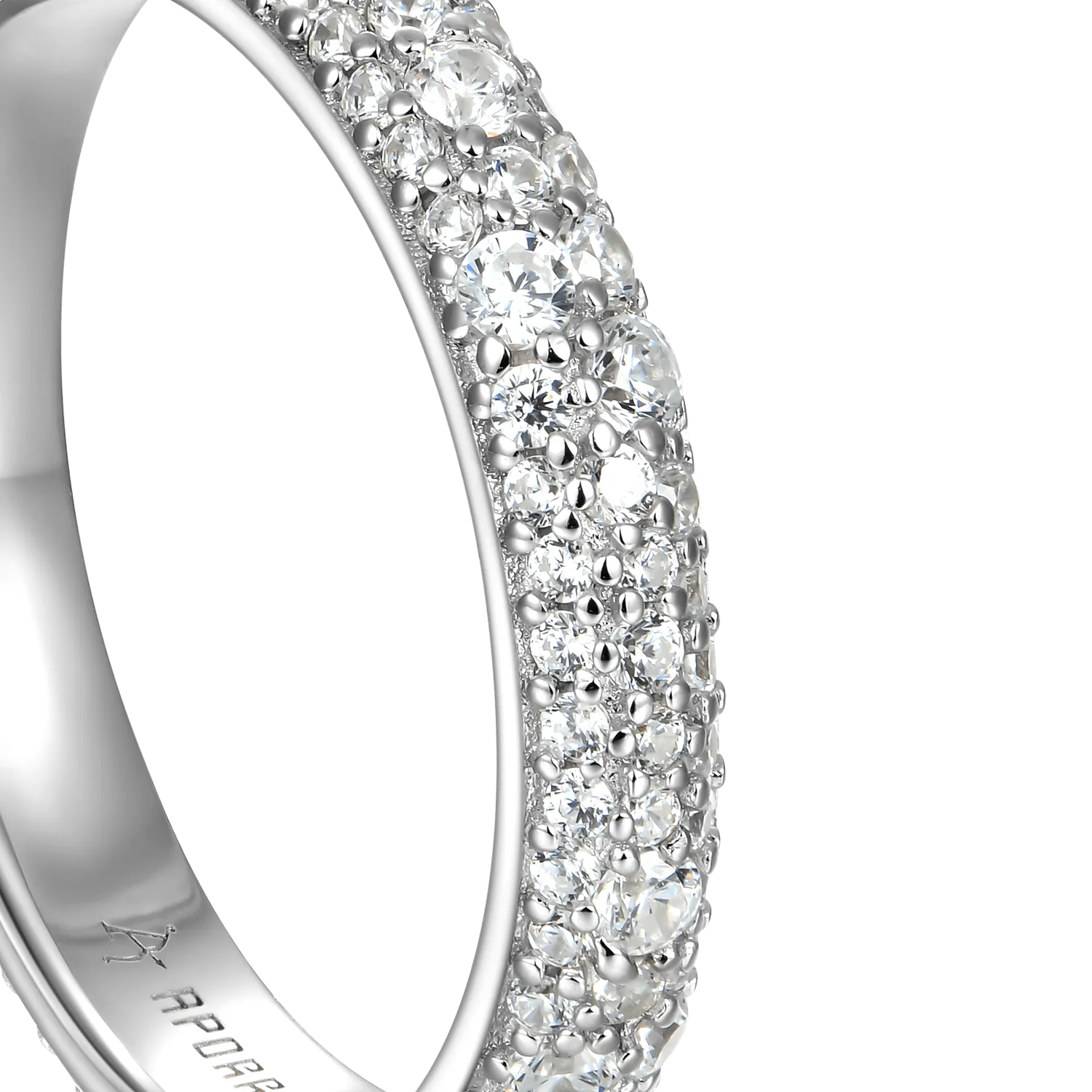 Women's Round Pave Band Ring