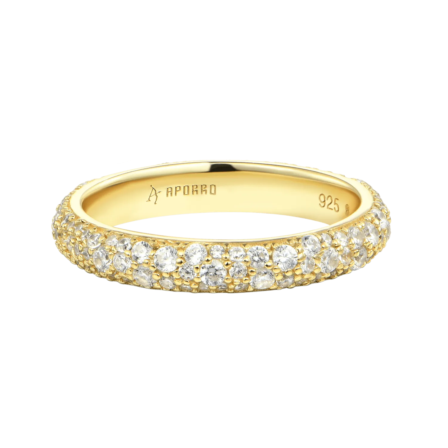 Women's Round Pave Band Ring