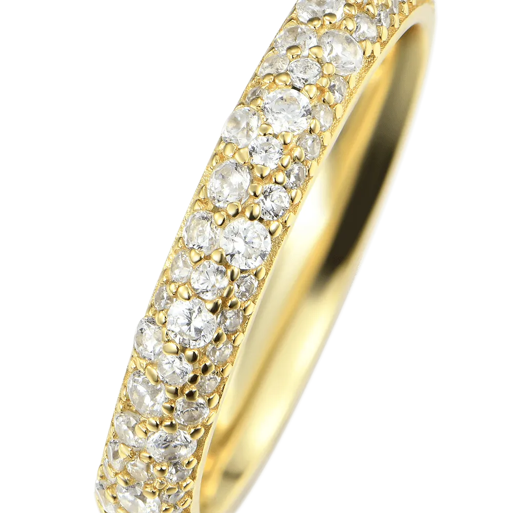 Women's Round Pave Band Ring