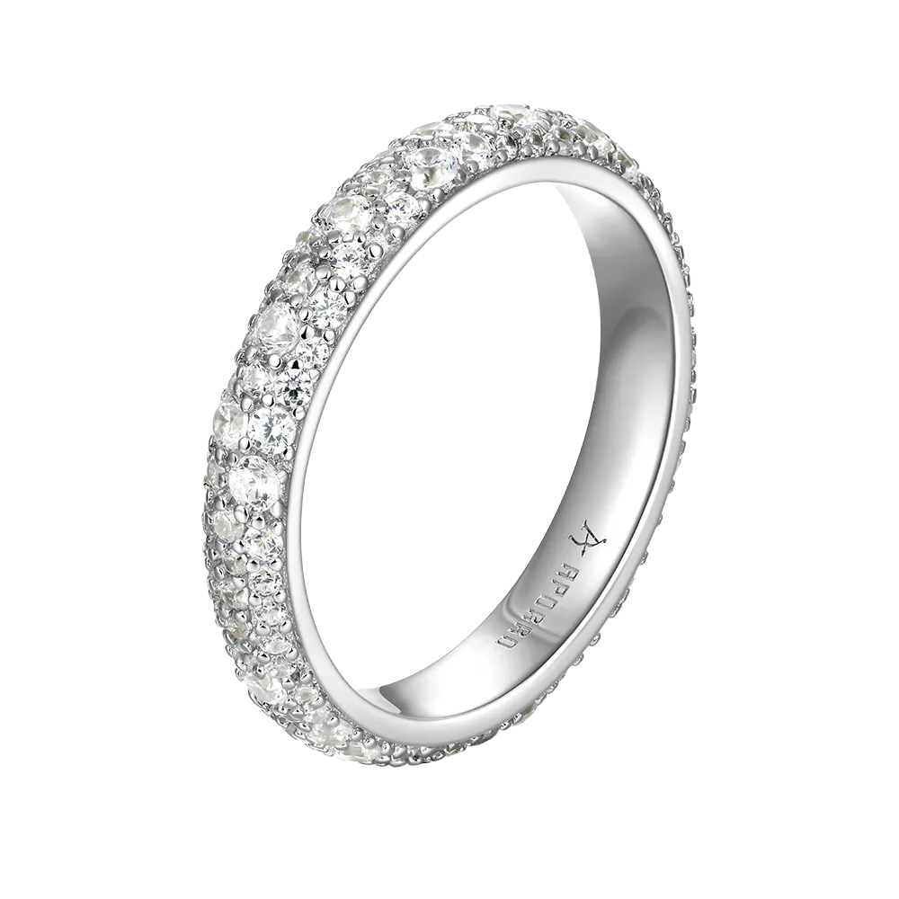 Women's Round Pave Band Ring