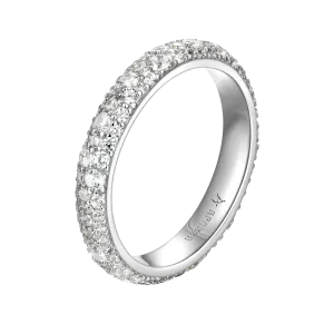 Women's Round Pave Band Ring