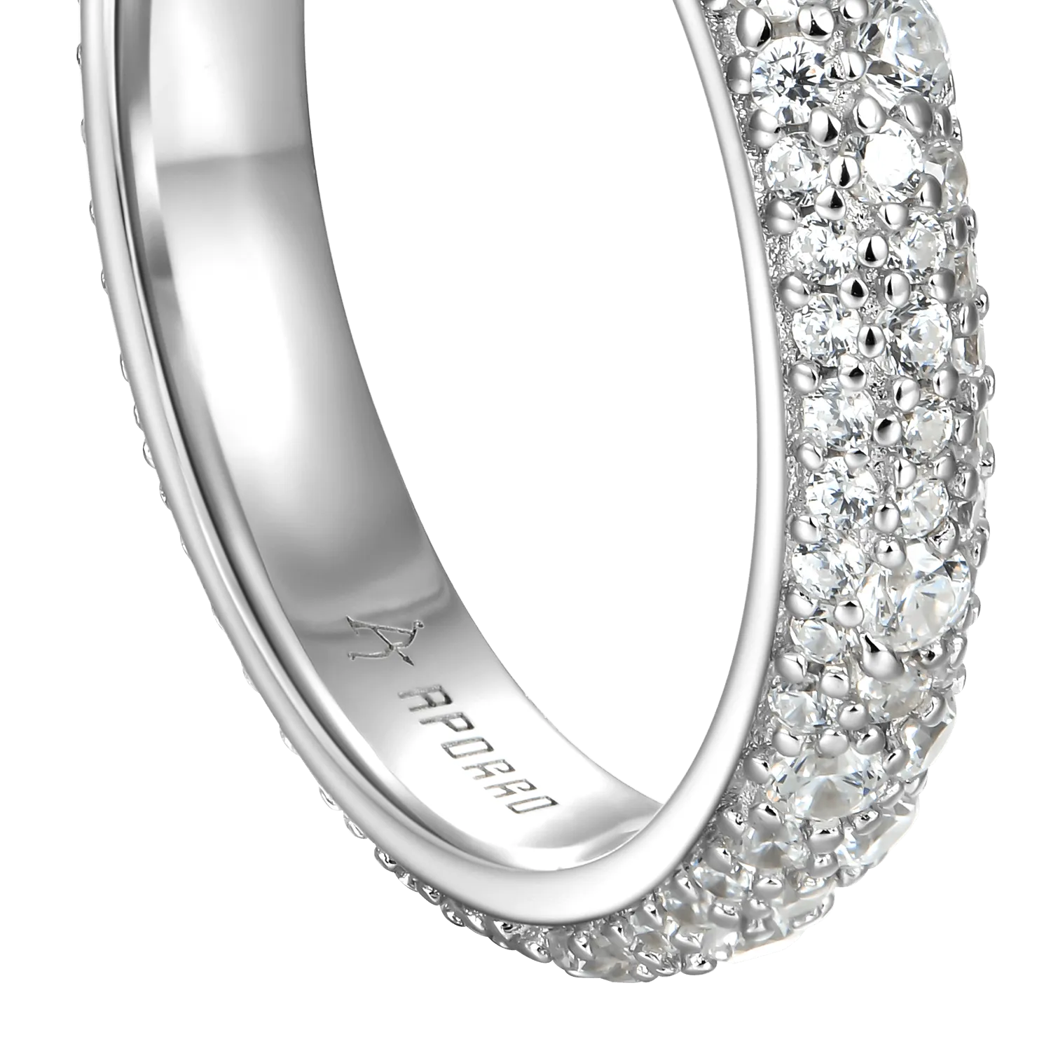 Women's Round Pave Band Ring