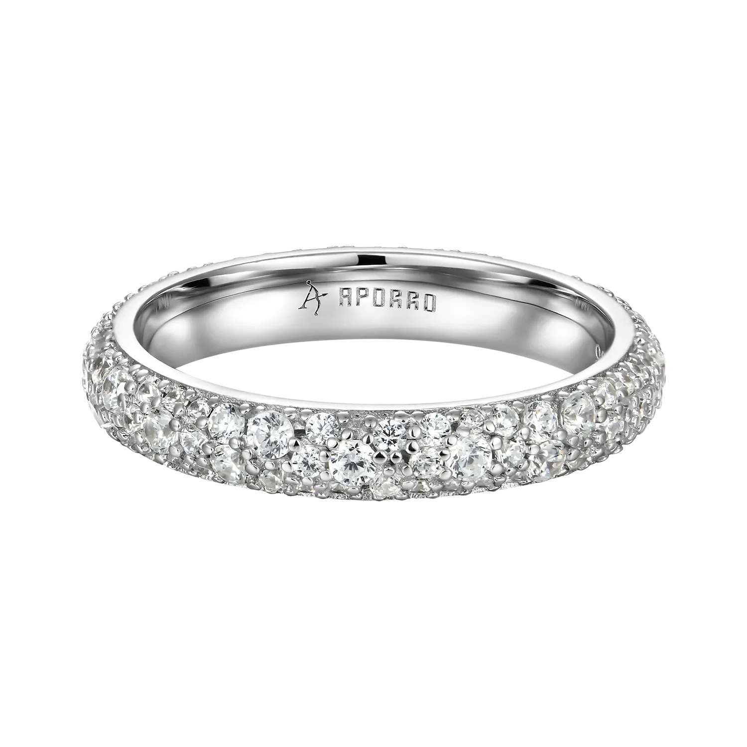 Women's Round Pave Band Ring
