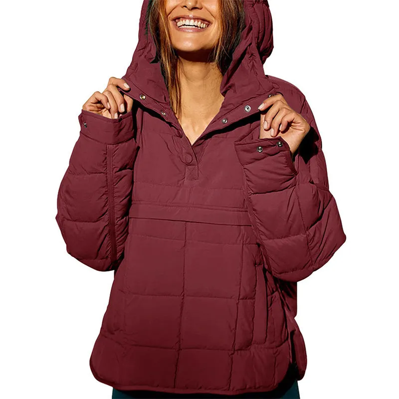 Women's Winter Warm Loose Hoodie Coat