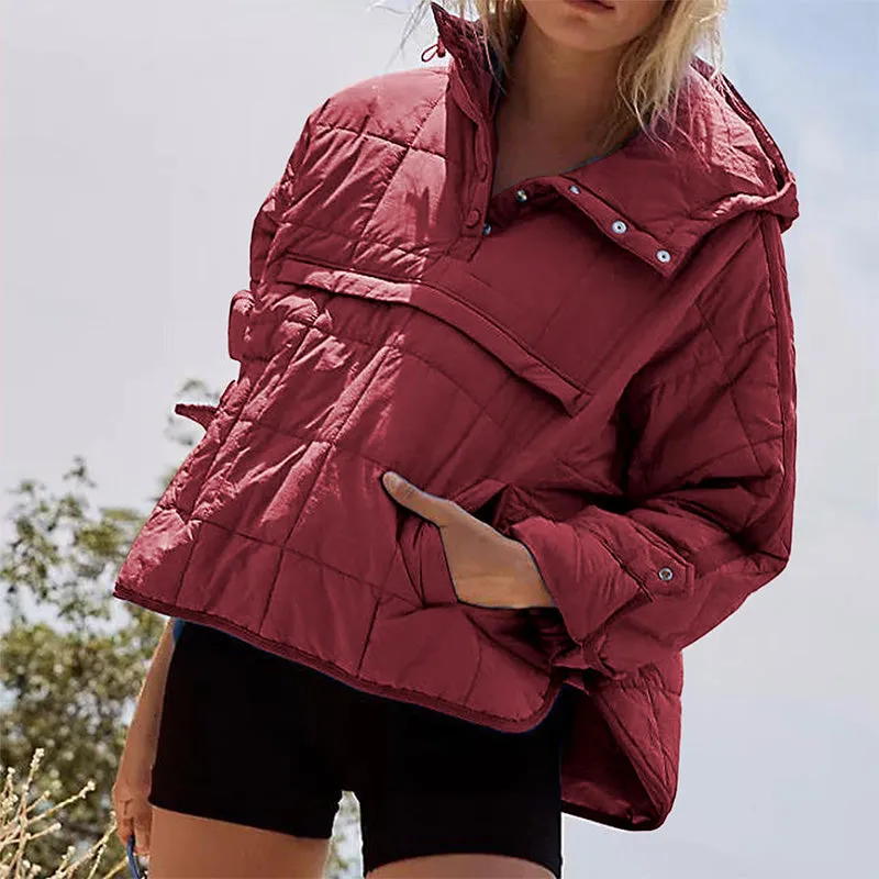 Women's Winter Warm Loose Hoodie Coat