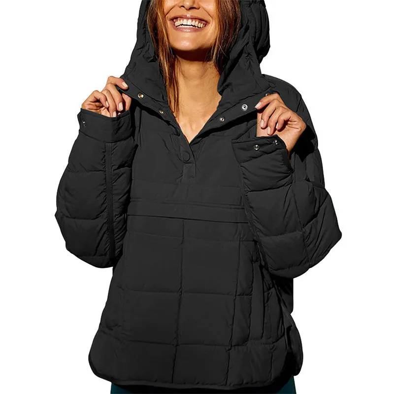 Women's Winter Warm Loose Hoodie Coat
