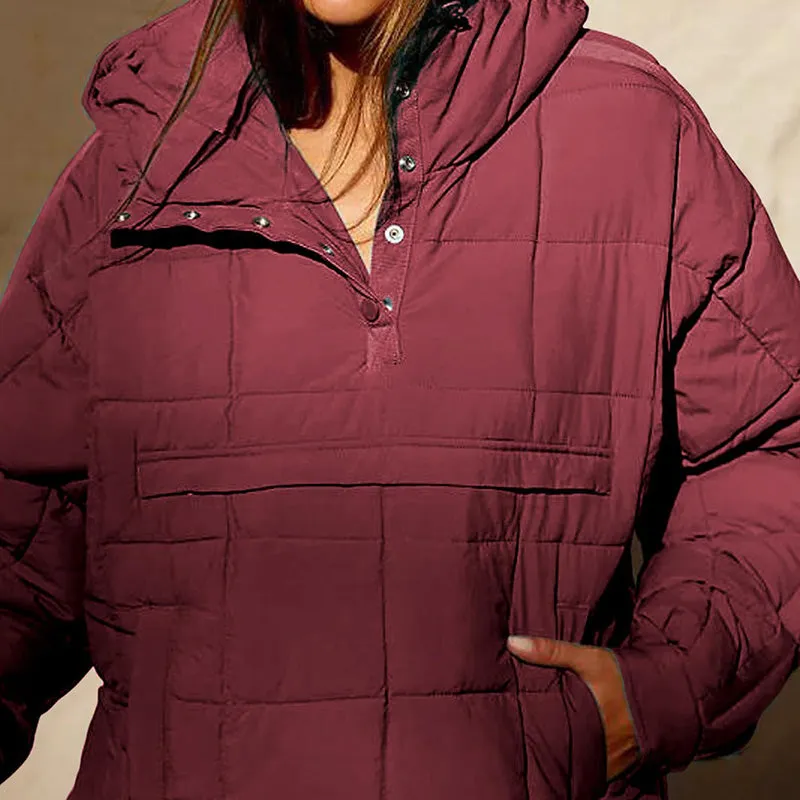 Women's Winter Warm Loose Hoodie Coat
