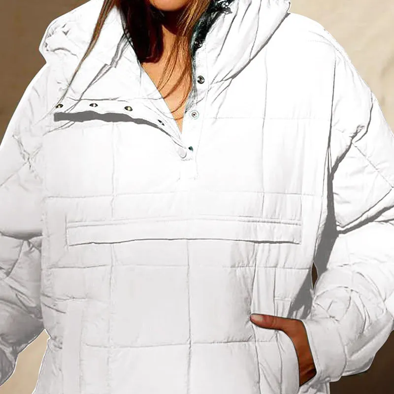 Women's Winter Warm Loose Hoodie Coat