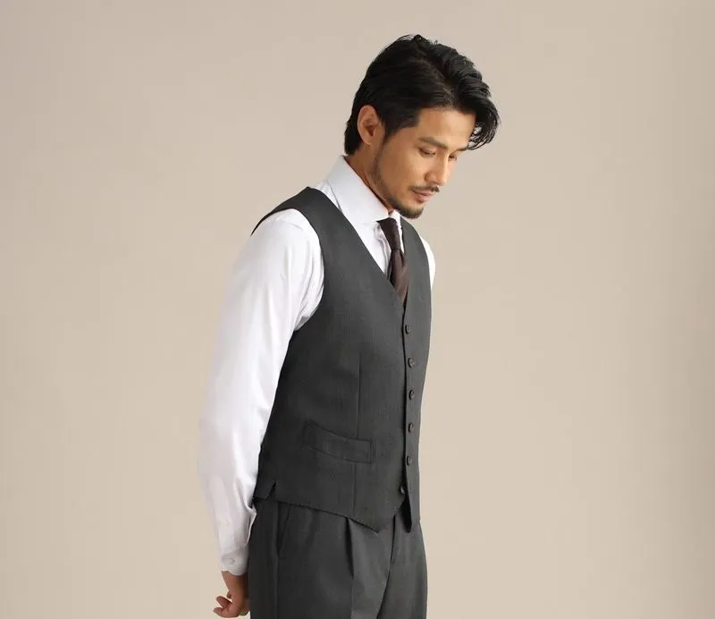 Worsted Wool Suit Vest