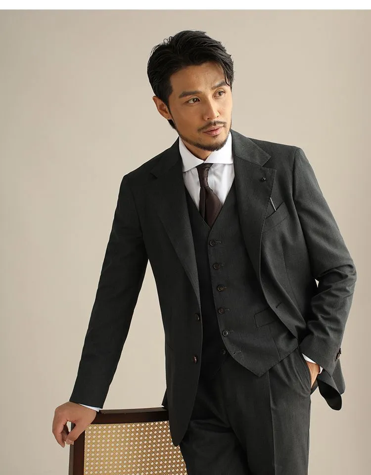 Worsted Wool Suit Vest
