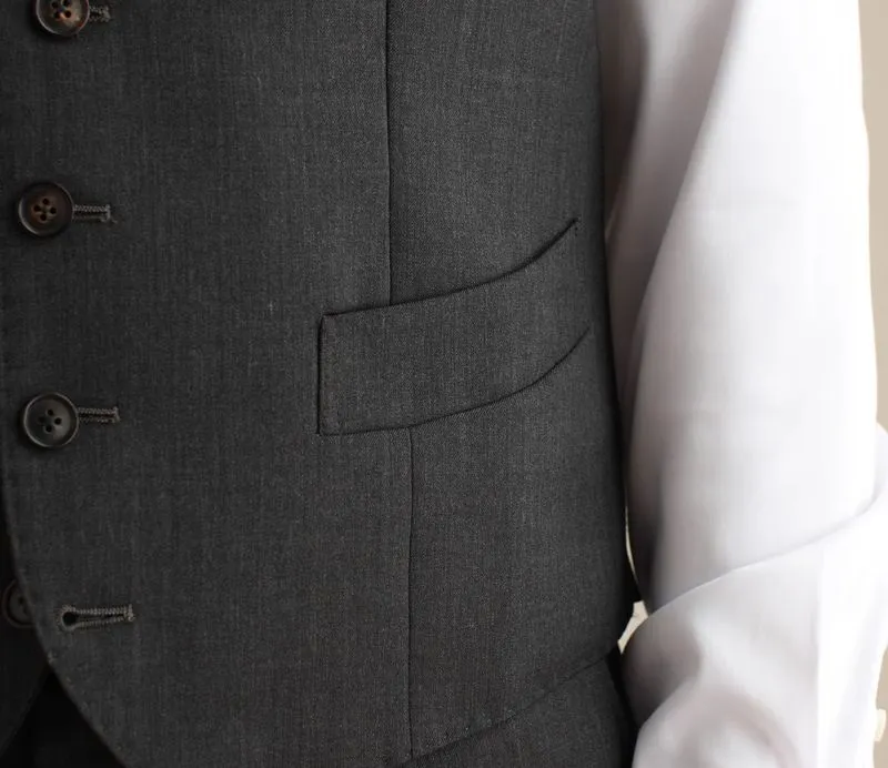 Worsted Wool Suit Vest