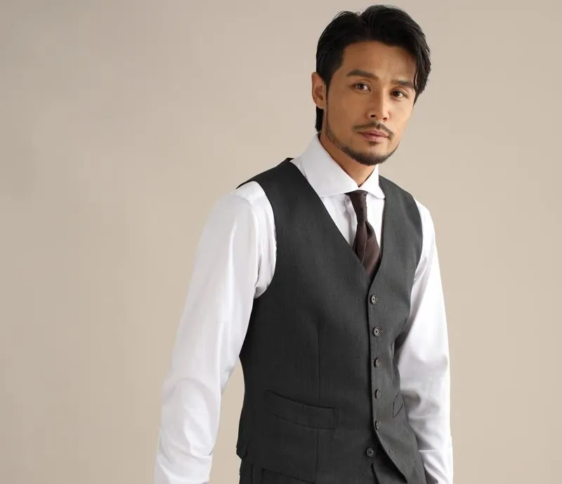 Worsted Wool Suit Vest