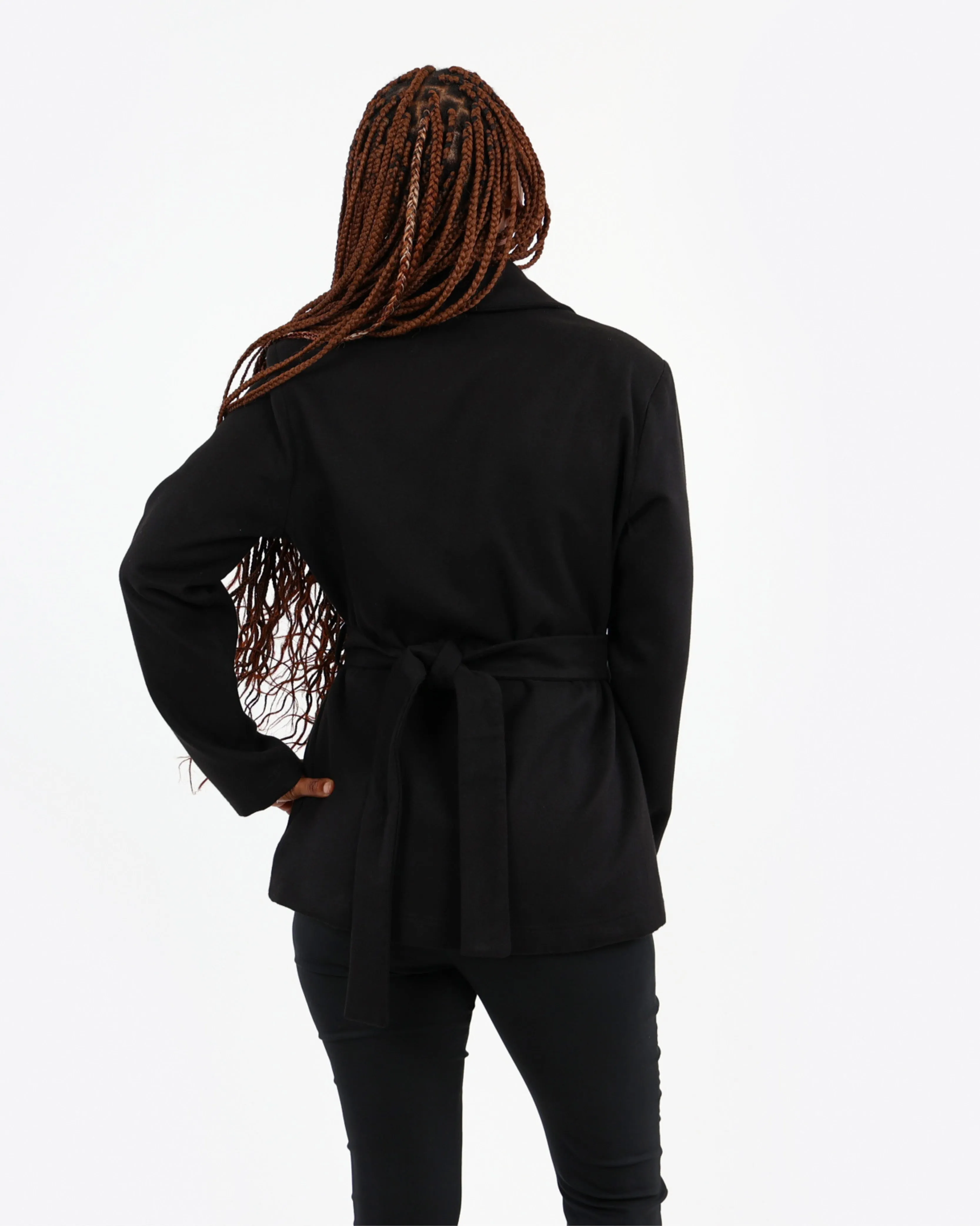 Wrap Melton Coat